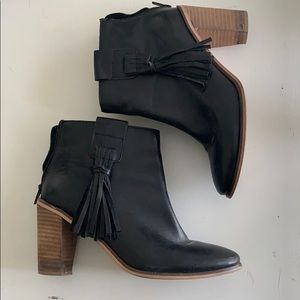 Seychelles Black Leather Boot